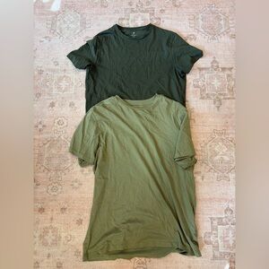 H&M Olive Green T-Shirts Set